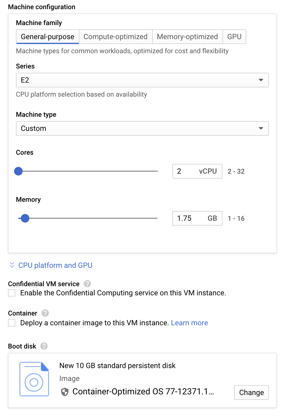 Hidden Cloud Costs - VM configuration