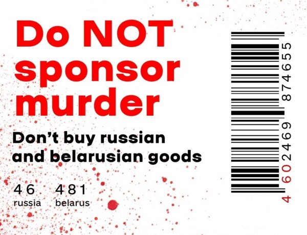Boycott Russia & Belarus Illustration