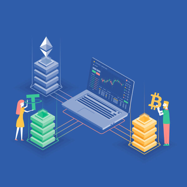 How to create a DeFi Crypto Exchange article Cover Illustration